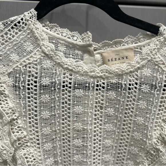 Sezane cotton lace top - Picture 5 of 5